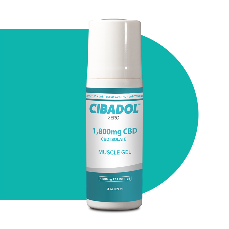 CIBADOL ZERO Muscle Gel 3oz 1800mg-3oz
