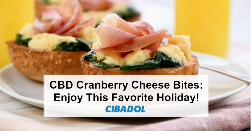 CBD Cranberry Cheese Bites