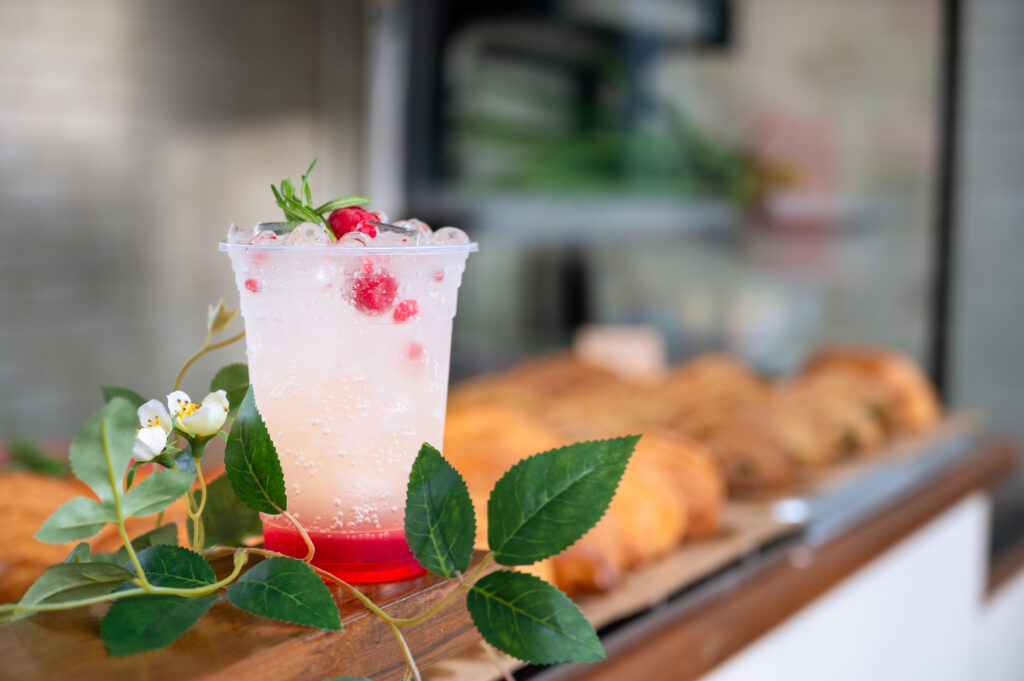 CBD Cherry And Kombucha Mocktail