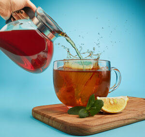 CBD Oil Lemon Honey Tea