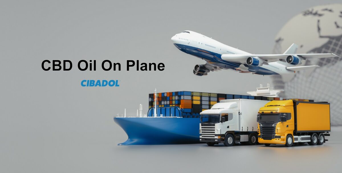 CBD Oil On Plane