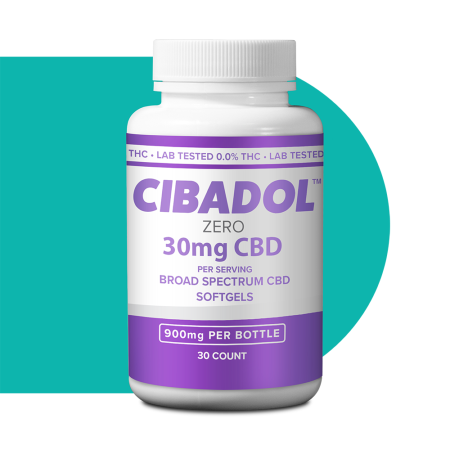 Cibadol Zero Broad Spectrum Softgel 900mg