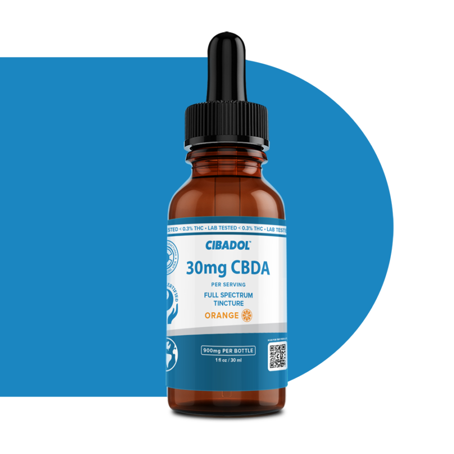 Cibadol 900mg CBDA Full Spectrum Tincture 1fl oz./30 ml