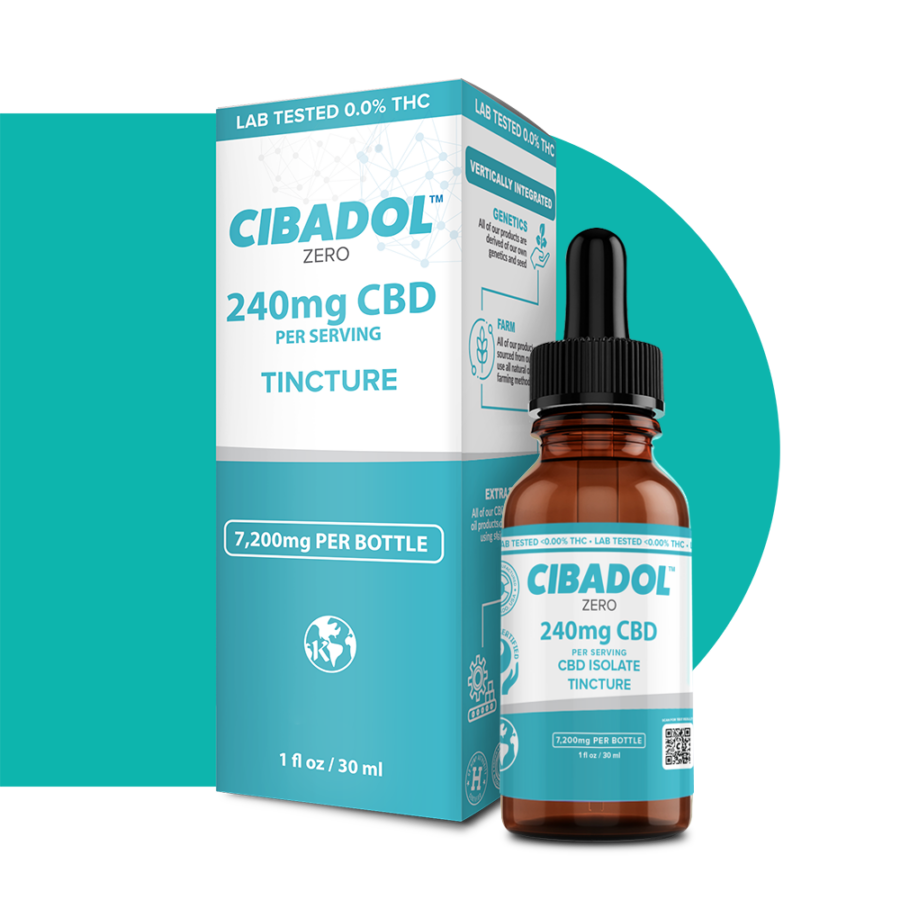 Cibadol Zero 7200mg Tincture